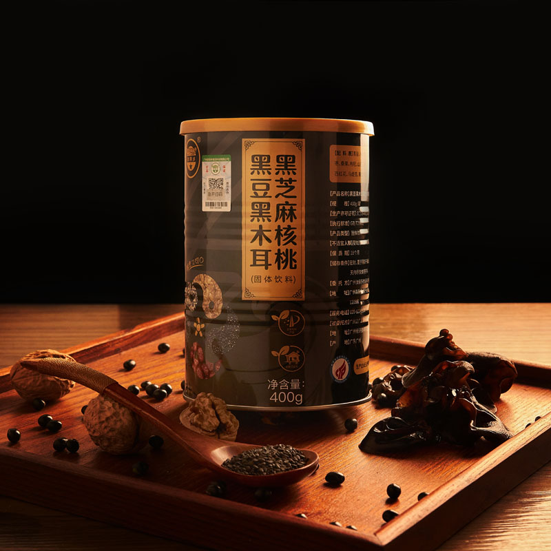 黑芝麻代加工固體飲料